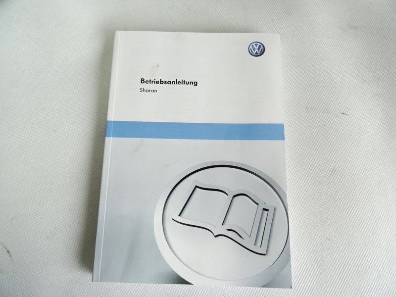 INSTRUCTIONS BOOK VW SHARAN 1115R1SH7.00